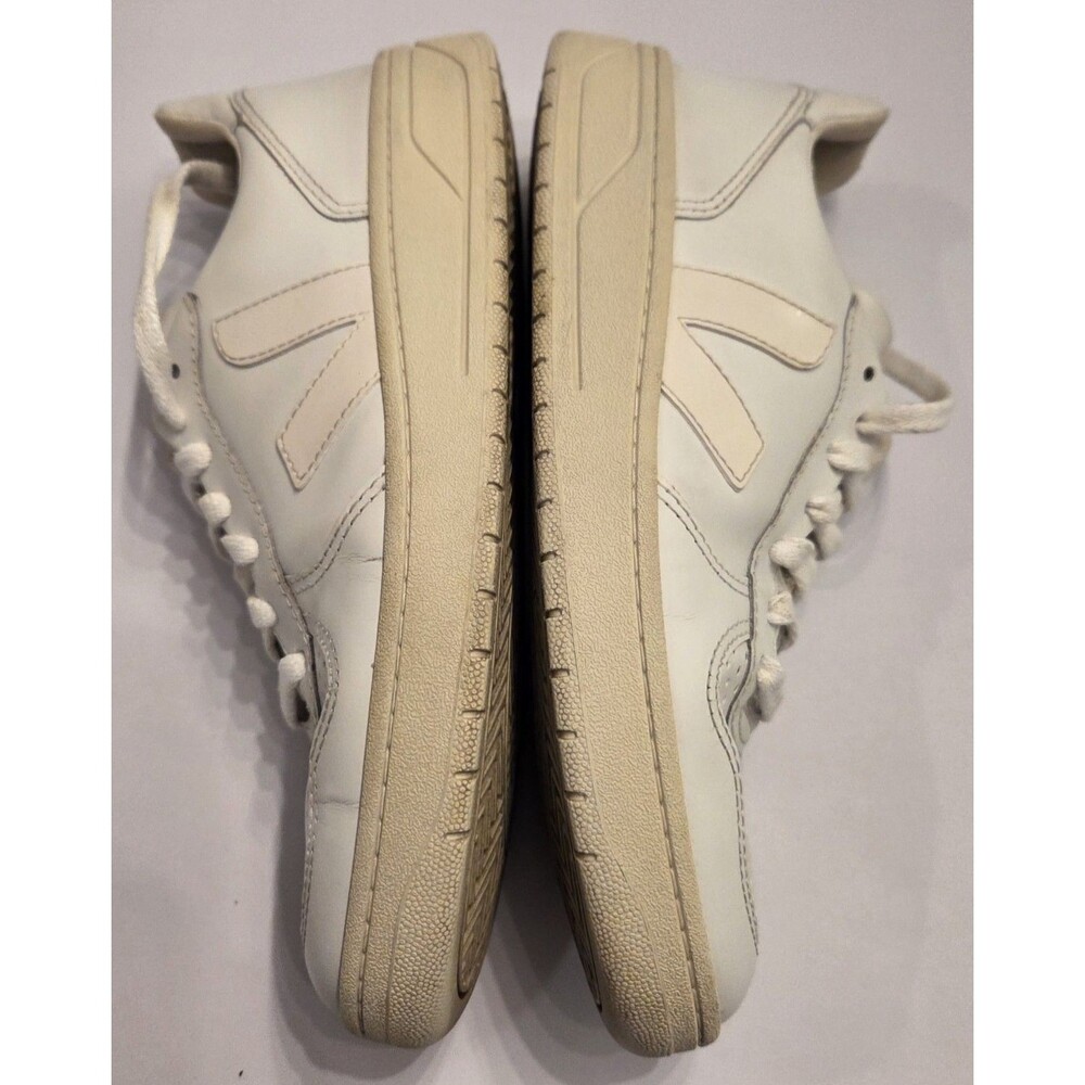 Veja White Leather Low Top Sneakers Women's Size US6 /EU37 Casual Minimalist - Picture 6 of 10